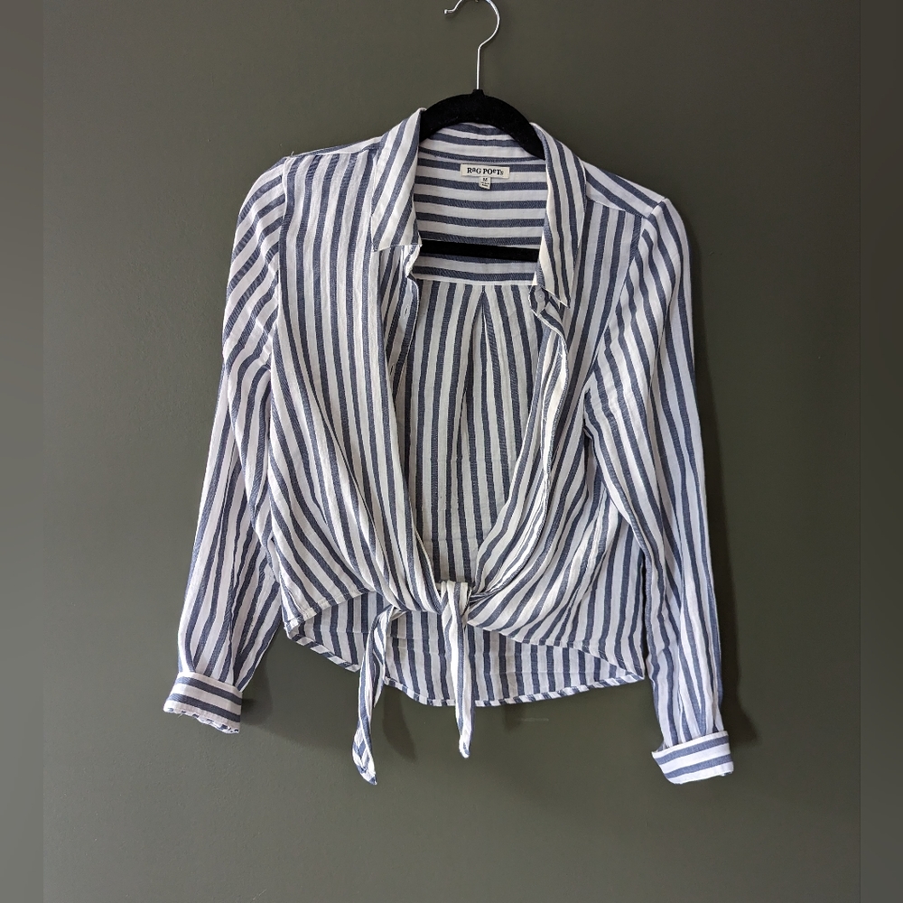 Rag Poets Striped Shirt
